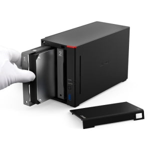 Buffalo LinkStation LS720D NAS de 2 Bahías, 8TB, Hexa-core 1.30GHz, USB 2.0/3.2, RJ-45, Negro — Incluye Discos Duros