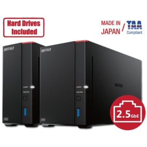 NAS 2 Bahía LinkStation 720D Series, 16TB (incluye 2 HDD de 8TB), Sistema de Almacenamiento en Red