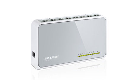 Switch TP-Link Fast Ethernet TL-SF1008D, 8 Puertos 10/100Mbps, 1.6Gbit/s, 1000 Entradas – No Administrable