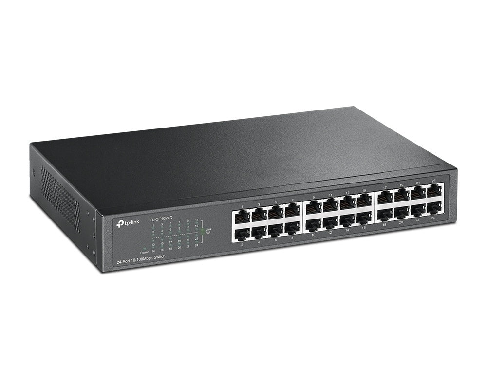 Switch TP-Link Fast Ethernet TL-SF1024D, 24 Puertos 10/100Mbps, 4.8Gbit/s, 8000 Entradas – No Administrable