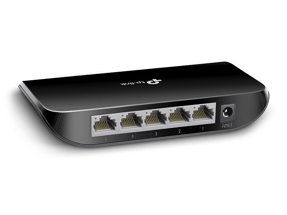 Switch TP-Link Gigabit Ethernet TL-SG1005D, 5 Puertos 10/100/1000Mbps, 16Gbit/s – No Administrable