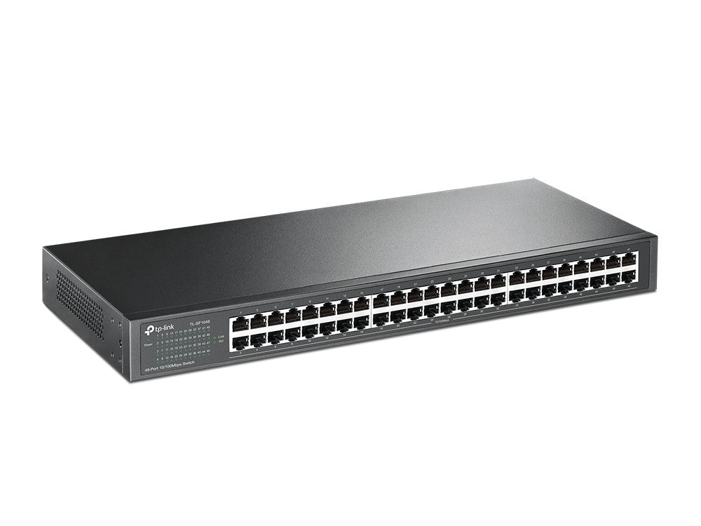 Switch TP-Link Fast Ethernet TL-SF1048, 48 Puertos 10/100Mbps, 9.6 Gbit/s, 8000 Entradas – No Administrable