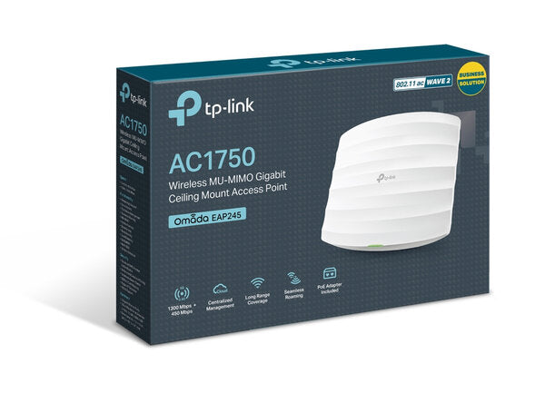 Access Point TP-Link AC1750, 1300 Mbit/s, 1x RJ-45, 2.4/5GHz, Blanco