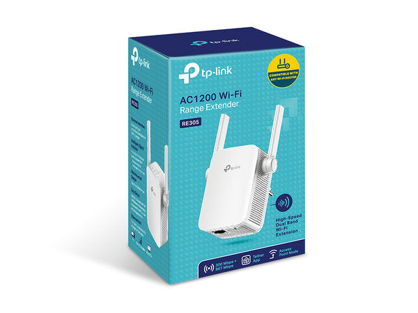 TP-Link Extensor de Señal Wi-Fi RE305, 867 Mbit/s, 1 x RJ-45, 2.4GHz