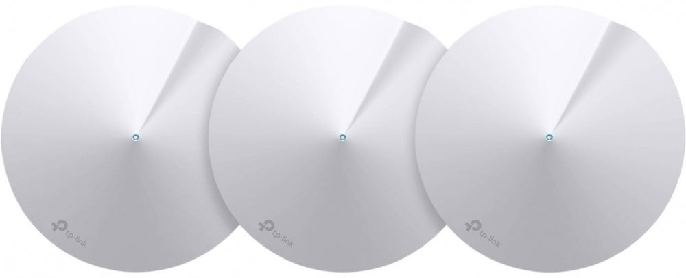 Router TP-Link Ethernet de Banda Dual AC1300 Deco M5 con Wi-Fi Mesh, 1300Mbit/s, 2x RJ-45, 2.4/5GHz - 3 Piezas
