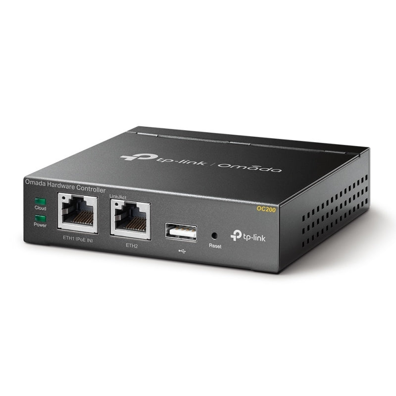 TP-Link Controlador Cloud OMADA, máx. 100 Equipos, 2x RJ-45, 1x USB 2.0