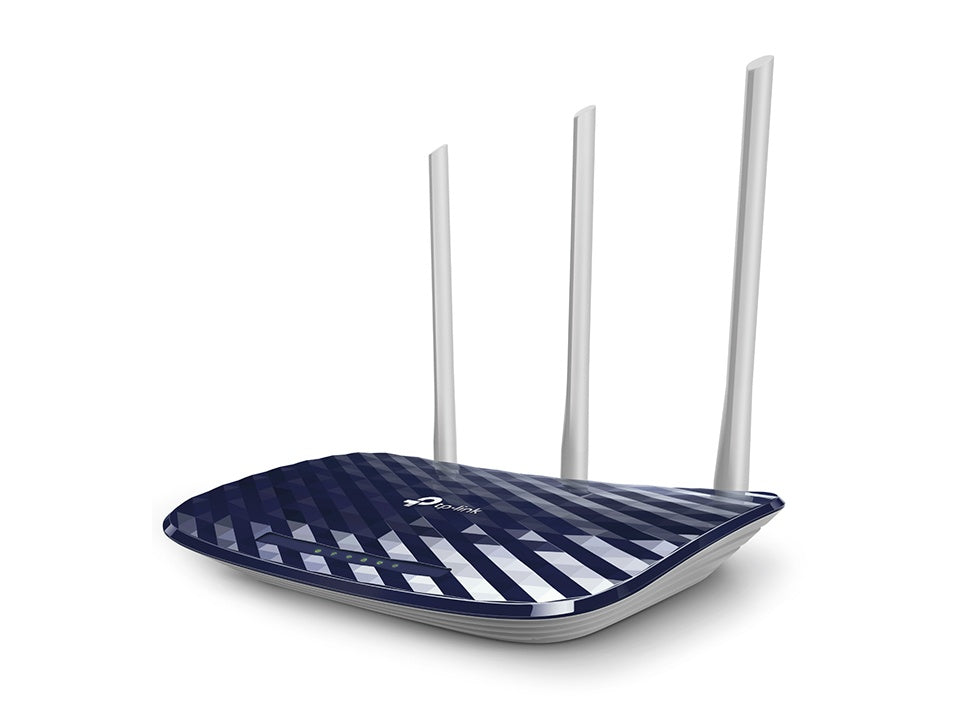 Router TP-Link Fast Ethernet de Banda Dual ARCHER C20 WISP, Inalámbrico, 433Mbit/s, 5x RJ-45, 2.4/5GHz, con 3 Antenas Externas