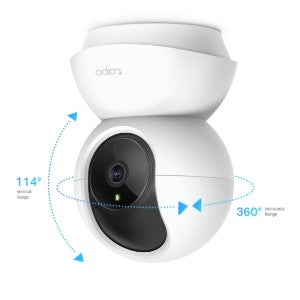 TP-Link Cámara de Seguridad IP Smart WiFi Domo para Interiores TAPO C200, Inalámbrico, 1920x1080 Full HD, Día/Noche