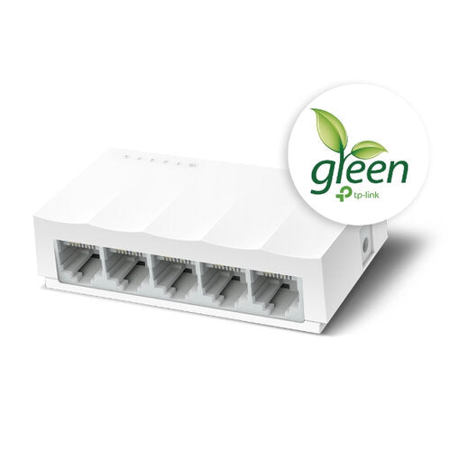 Switch TP-Link Fast Ethernet LS1005, 5 Puertos 10/100 Mbps, 100 Mbit/s - No Administrable