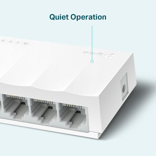 Switch TP-Link Fast Ethernet LS1005, 5 Puertos 10/100 Mbps, 100 Mbit/s - No Administrable