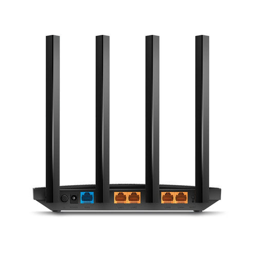 Router TP-Link Gigabit Ethernet de Banda Dual MU-MIMO Firewall Archer C80 con OneMesh, Inalámbrico, 1300Mbit/s, 5x RJ-45, 2.4/5GHz, 4 Antenas Externas