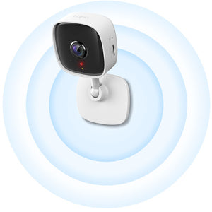 TP-Link Cámara de Seguridad IP Smart WiFi Domo IR para Interiores TAPO C100, Inalámbrico, 1920x1080 Full HD, Día/Noche