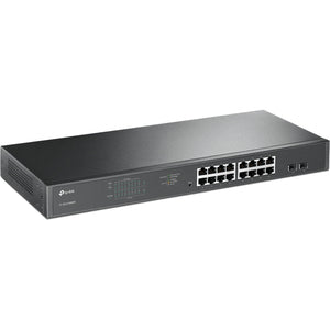 Switch TP-Link Gigabit Ethernet JetStream, 16 Puertos PoE+ 10/100/1000Mbps, 36Gbit/s, 8000 Entradas - Administrable