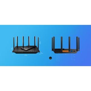 Router TP-Link Gigabit Ethernet de Banda Dual MU-MIMO AX5400 Archer AX73 con OneMesh Wi-Fi 6, Inalámbrico, 5400Mbit/s, 5x RJ-45, 2.4/5GHz, 6 Antenas Externas