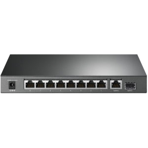 Switch TP-Link Gigabit Ethernet TL-SG1210P, 9 Puertos 10/100/1000Mbps (8x PoE+) + 1 Puerto SFP, 20 Gbit/s, 4000 Entradas - No Administrable