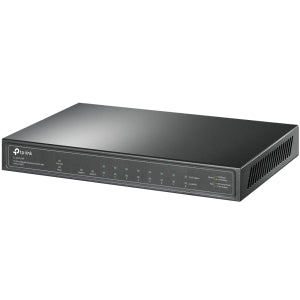 Switch TP-Link Gigabit Ethernet TL-SG1210P, 9 Puertos 10/100/1000Mbps (8x PoE+) + 1 Puerto SFP, 20 Gbit/s, 4000 Entradas - No Administrable