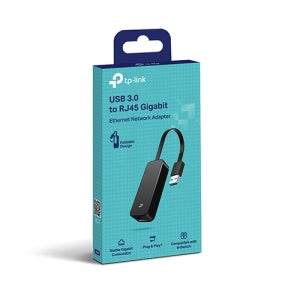 TP-Link Adaptador de Red USB UE306, USB-A 3.0 Macho - Gigabit Ethernet RJ-45 Hembra, 1 Gbit/s, Negro