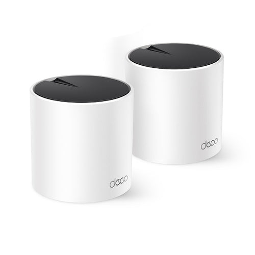 Router TP-Link de Banda Dual Deco X55 AX3000 con Wi-Fi Mesh, 2402 Mbit/s, 3x RJ-45, 2.4/5GHz, 4 Antenas Internas - 2 Piezas