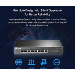 TP-Link switch no administrable de 8 puertos multi gigabit a 2.5G