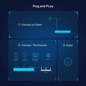 TP-Link switch no administrable de 8 puertos multi gigabit a 2.5G