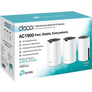 Router TP-Link con Sistema de Red Wi-Fi en Malla Deco S7, 1900Mbit/s, 2.4/5GHz, 2 Antenas Internas