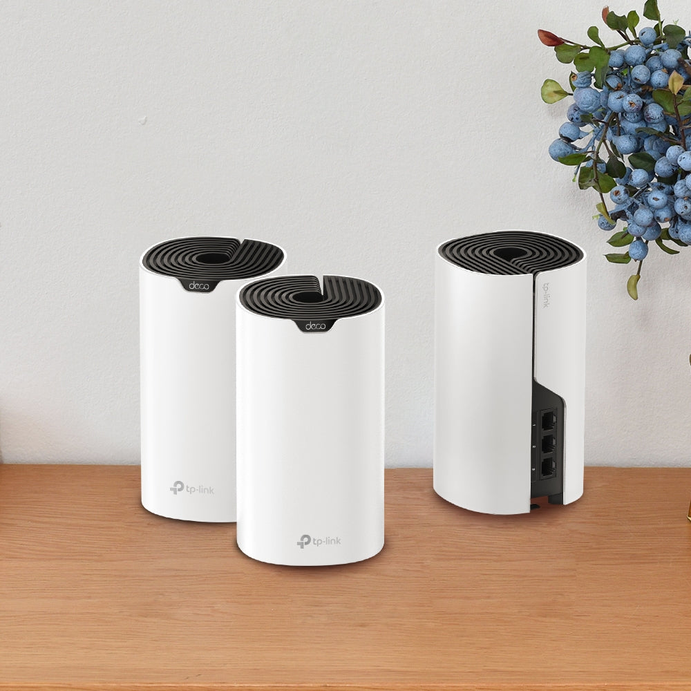 Router TP-Link con Sistema de Red Wi-Fi en Malla Deco S7, 1900Mbit/s, 2.4/5GHz, 2 Antenas Internas - 2 Piezas