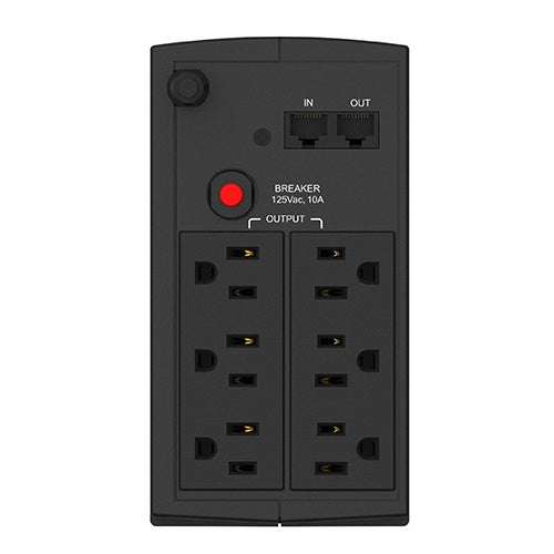 No Break Smartbitt SBNB800 Línea Interactiva, 400W, 800VA, Entrada 82V - 148V, Salida 100V - 120V, 6 Salidas