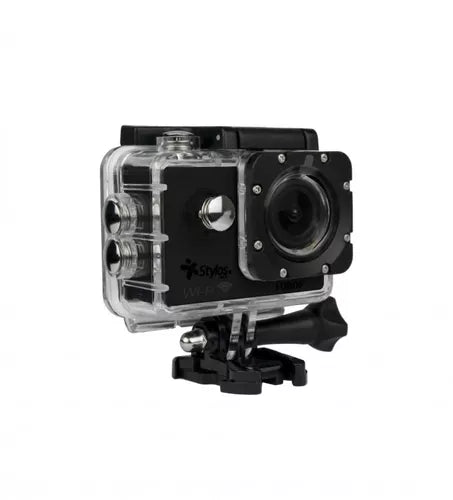 Cámara Deportiva Stylos STVACX3, 12MP, Full HD, Negro