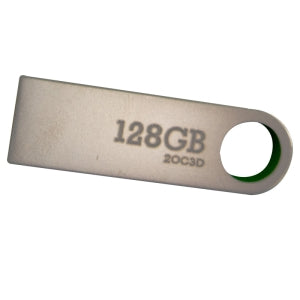 Memoria USB Stylos ST100, 128GB, USB 2.0, Gris