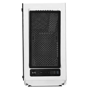 Gabinete Xzeal XZ110, Midi-Tower, ATX/Micro-ATX/Mini-ITX, USB 2.0/3.0, sin Fuente, 3 Ventiladores Instalados, Negro/Blanco