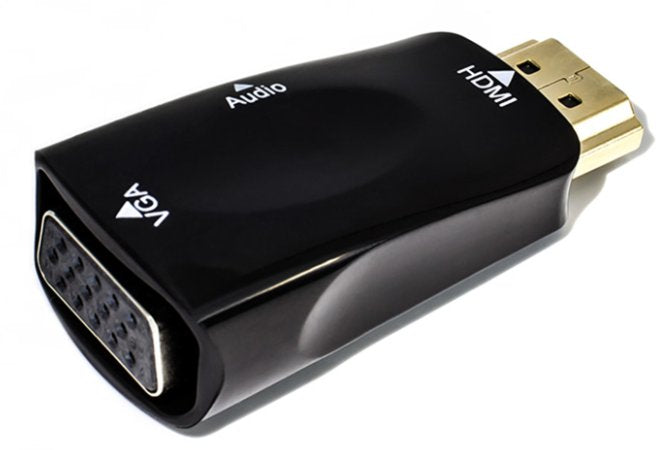 Vorago Adaptador HDMI - VGA + 3.5mm, Negro