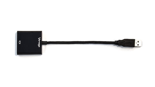 Vorago Adaptador USB 3.0 Macho - VGA Hembra, Negro