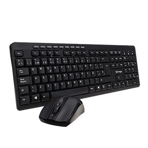 Kit de Teclado y Mouse Vorago KM-304, Inalámbrico, USB, Negro (Español)