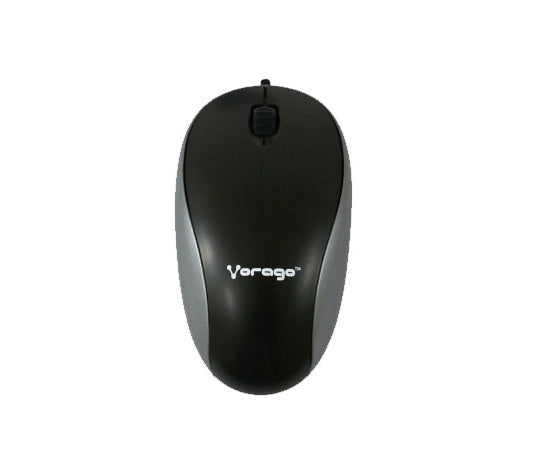 Mouse Vorago Óptico MO-100, Alámbrico, USB, 1000DPI, Negro