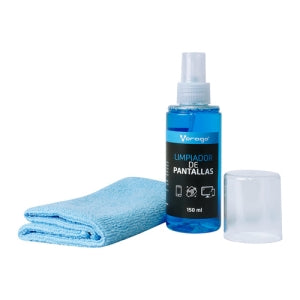 Vorago Limpiador de Pantallas CLN-109, 150ml - incluye Paño de Microfibra