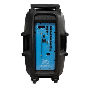 Vorago Bafle con Karaoke KSP-500, Bluetooth, Inalámbrico, 100W RMS, USB 2.0, Negro - incluye Tripie + 2 Micrófonos