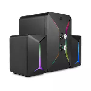 Vorago Bocinas con Subwoofer Start The Game SPK-250 RGB, Alámbrico, 2.1, 11W RMS, USB, Negro