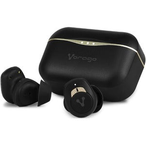 Vorago Audífonos Intrauriculares con Micrófono ESB-600-ANC, Inalámbrico, Bluetooth, Negro/Amarilllo
