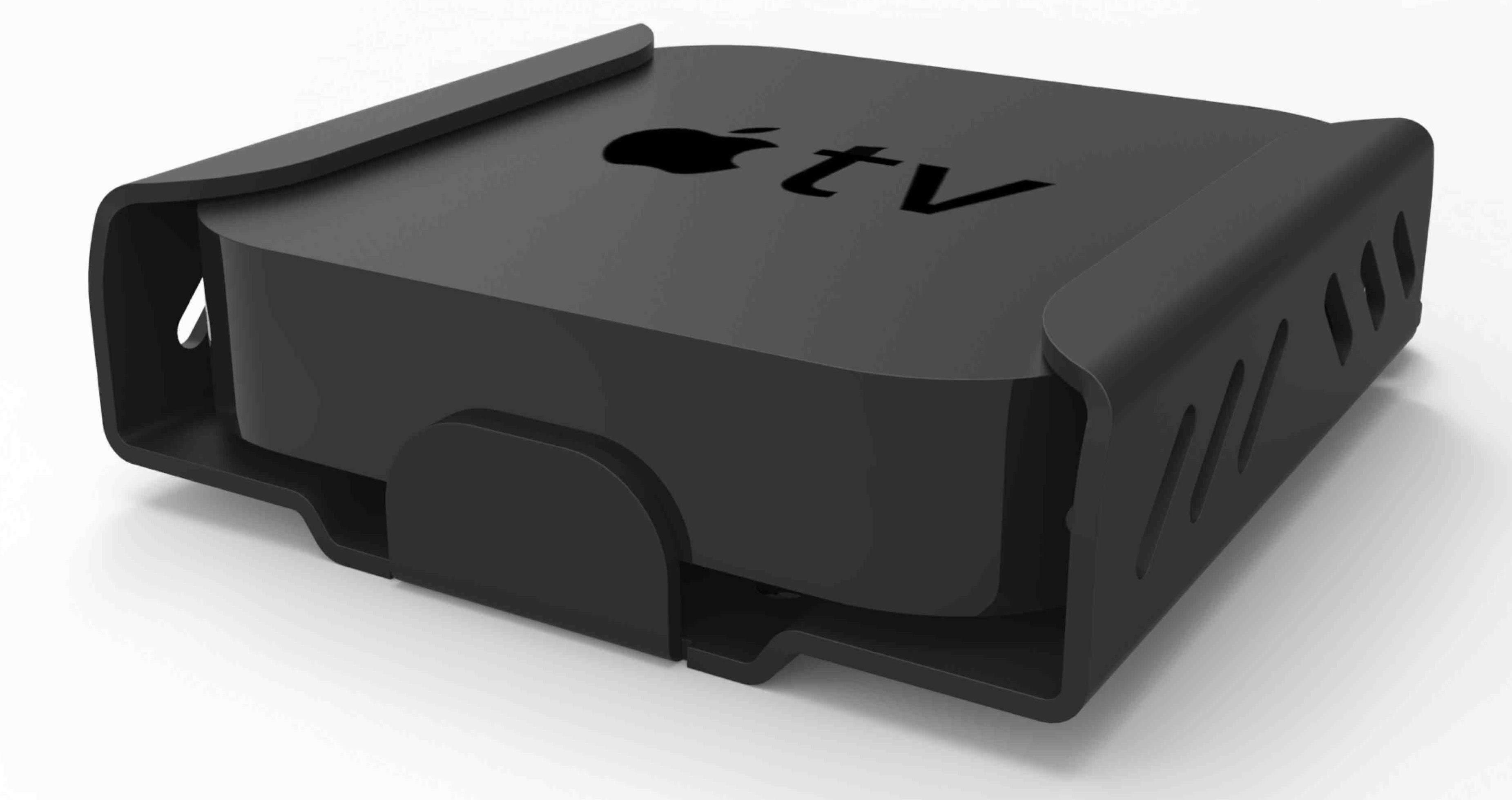 Compulocks ATVEN35 Soporte de montaje para Apple TV - Negro - 75 x 75 - Compatible con Montura VESA - Aluminio