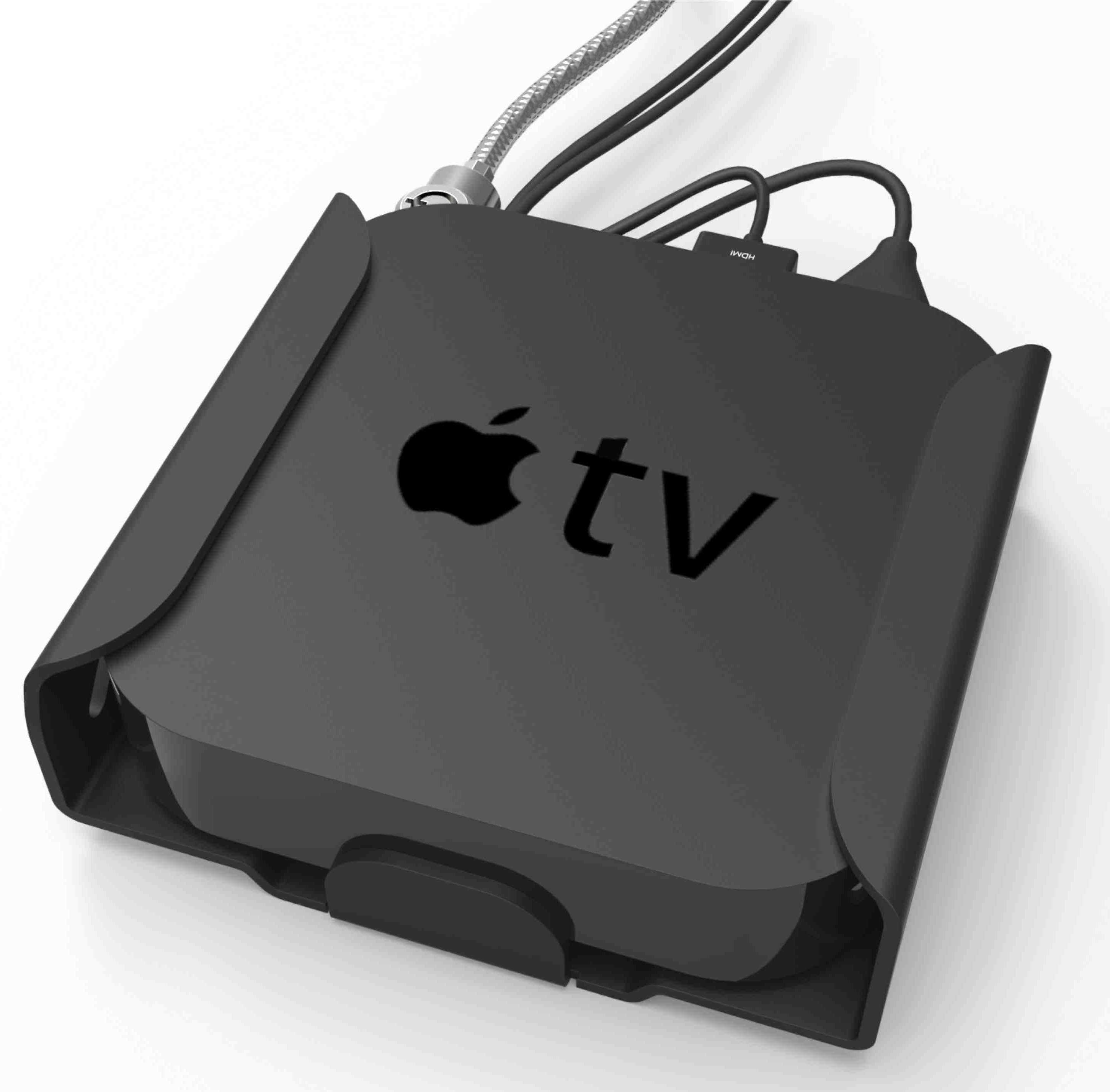 Compulocks ATVEN35 Soporte de montaje para Apple TV - Negro - 75 x 75 - Compatible con Montura VESA - Aluminio