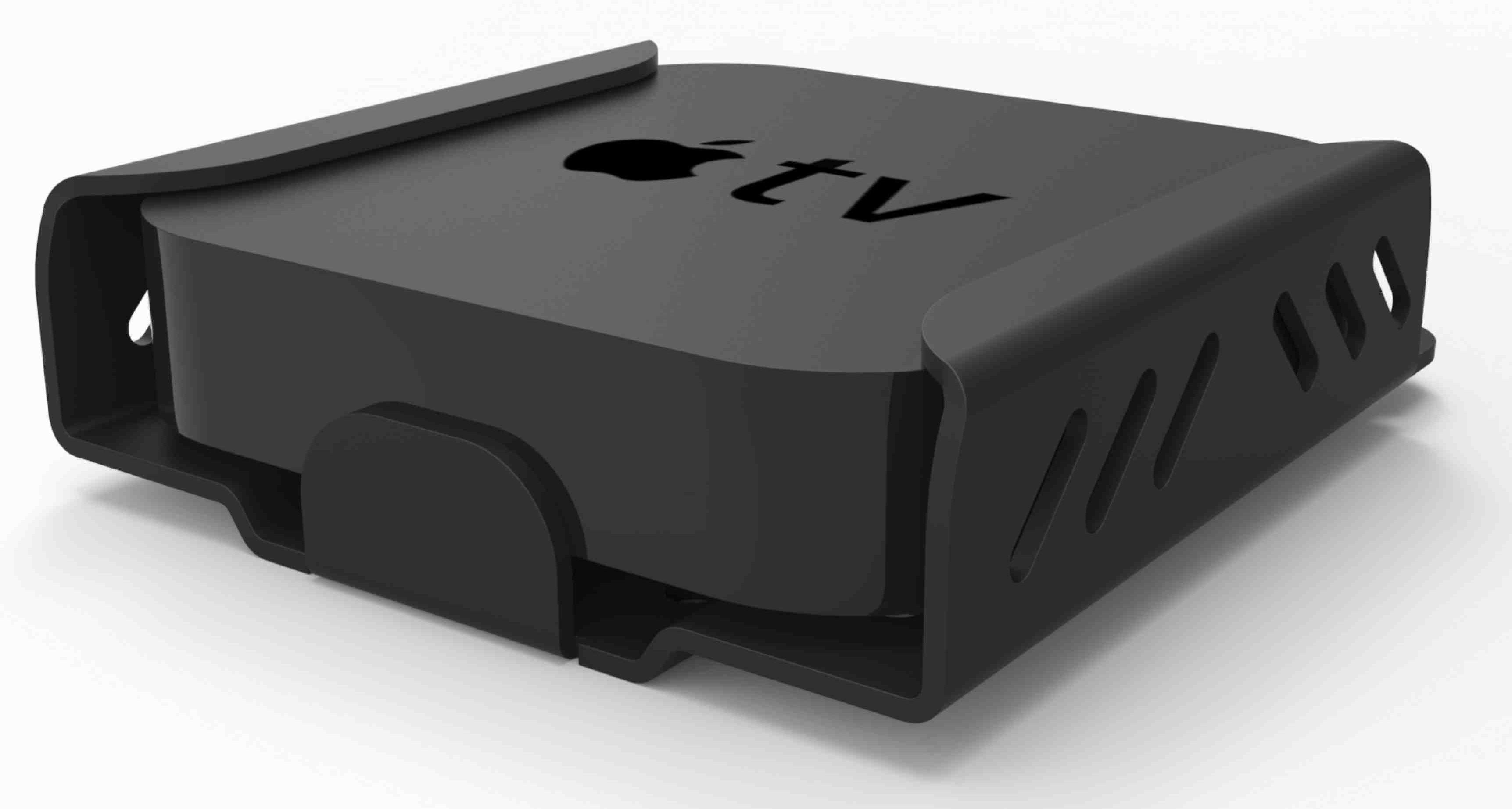 Compulocks ATVEN35 Soporte de montaje para Apple TV - Negro - 75 x 75 - Compatible con Montura VESA - Aluminio