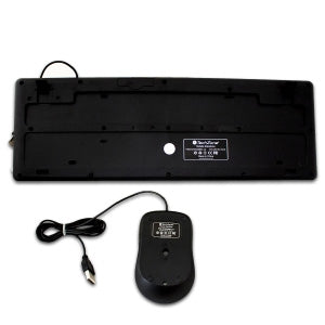 KIT TECLADO Y MOUSE ALAMBRICO TZ19COMB01-LA USB BOTON MULTIMEDIA