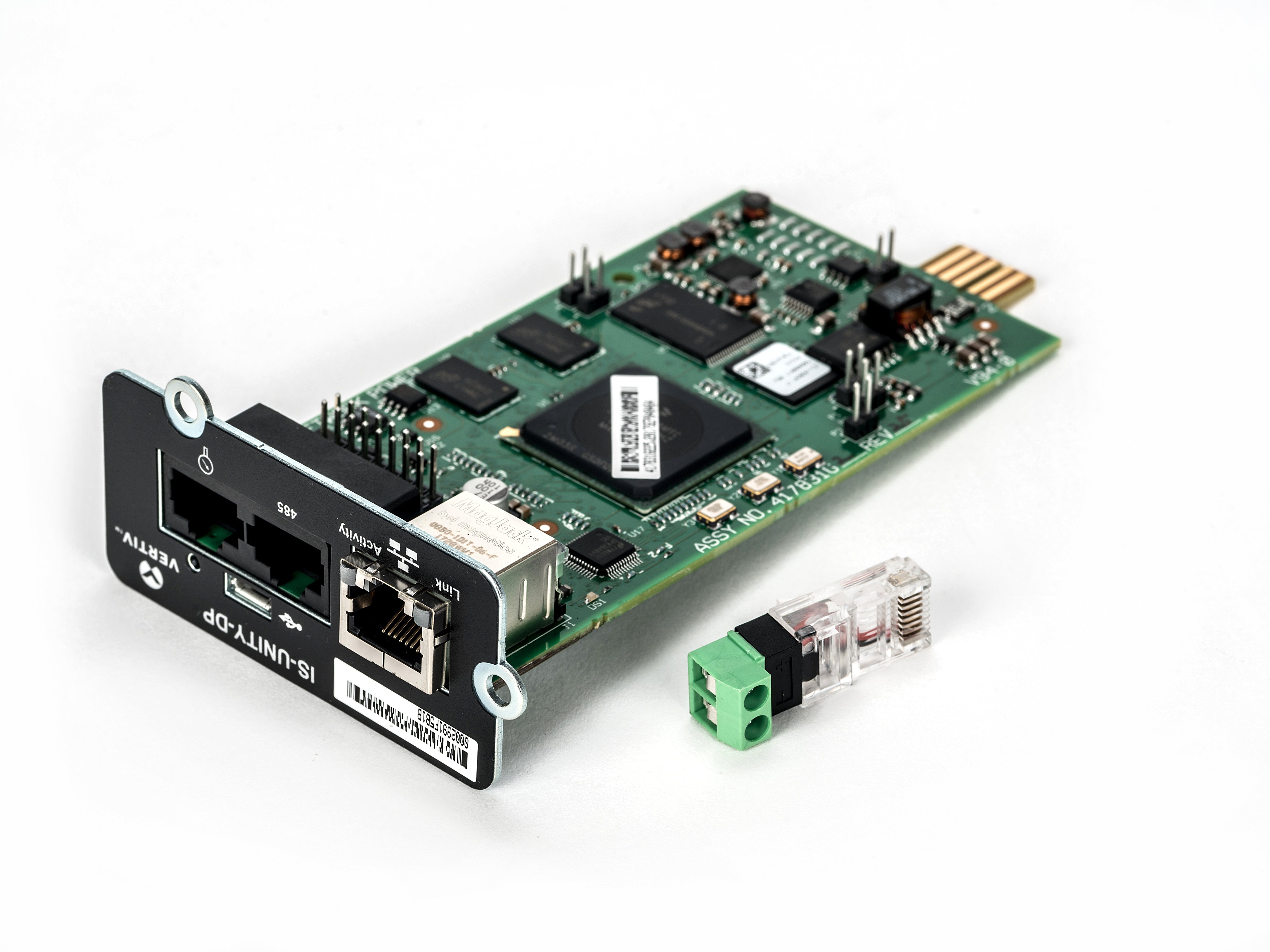 Vertiv Tarjeta de Red IS-UNITY-DP de 1 Puerto, 100 Mbit/s, RJ-45