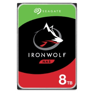 Disco Duro para NAS Seagate IronWolf 3.5', 8TB, SATA III, 6 Gbit/s, 7200RPM, 256MB Caché