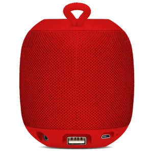 BRobotix Bocina Portátil 263816, Bluetooth, Inalámbrico, 3W RMS, USB, Rojo