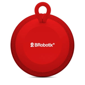 BRobotix Bocina Portátil 263816, Bluetooth, Inalámbrico, 3W RMS, USB, Rojo