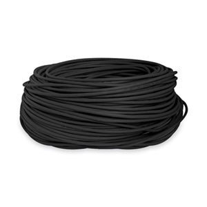 BROBOTIX BOBINA CAT6 CCA UTP PARA EXTERIORES 100 METROS COLOR NEGRO DOBLE FORRO - Rollo Cable UTP