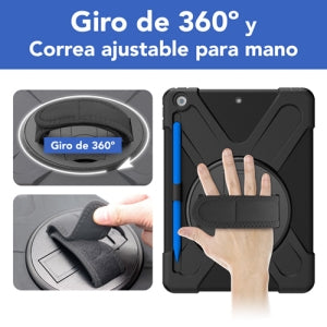 FUNDA P/IPAD 10.2 CON CORREA Y