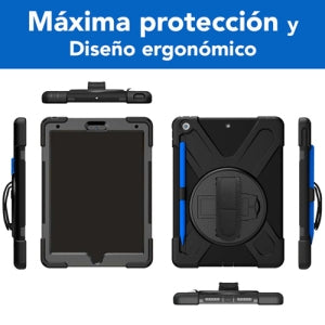 FUNDA P/IPAD 10.2 CON CORREA Y