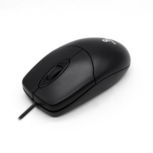 Mouse BRobotix Óptico K1, Alámbrico, USB, Negro